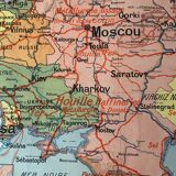 Old school map 34bis ed. Vidal-Lablache / USSR and Finland