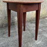 Table ronde guéridon, bois, vintage, années 50