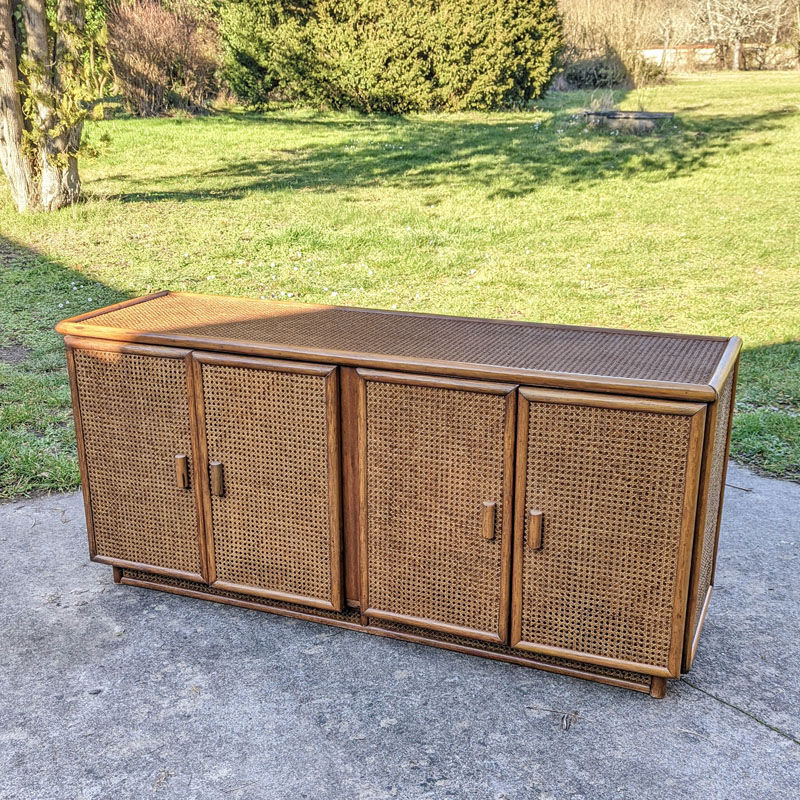 Rattan and canning buffet