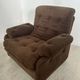 Set of 2 vintage Airborne French design armchairs from the 60s in velvet