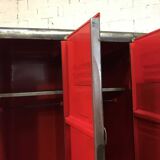 Industrial vintage wardrobe 3 doors