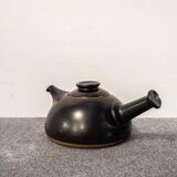 Théière en céramique noire, Franco Bucci, Italie 1978