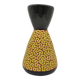 Ray Camart yellow and black ceramic vase