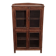 Old wooden glazed cabinet with four doors