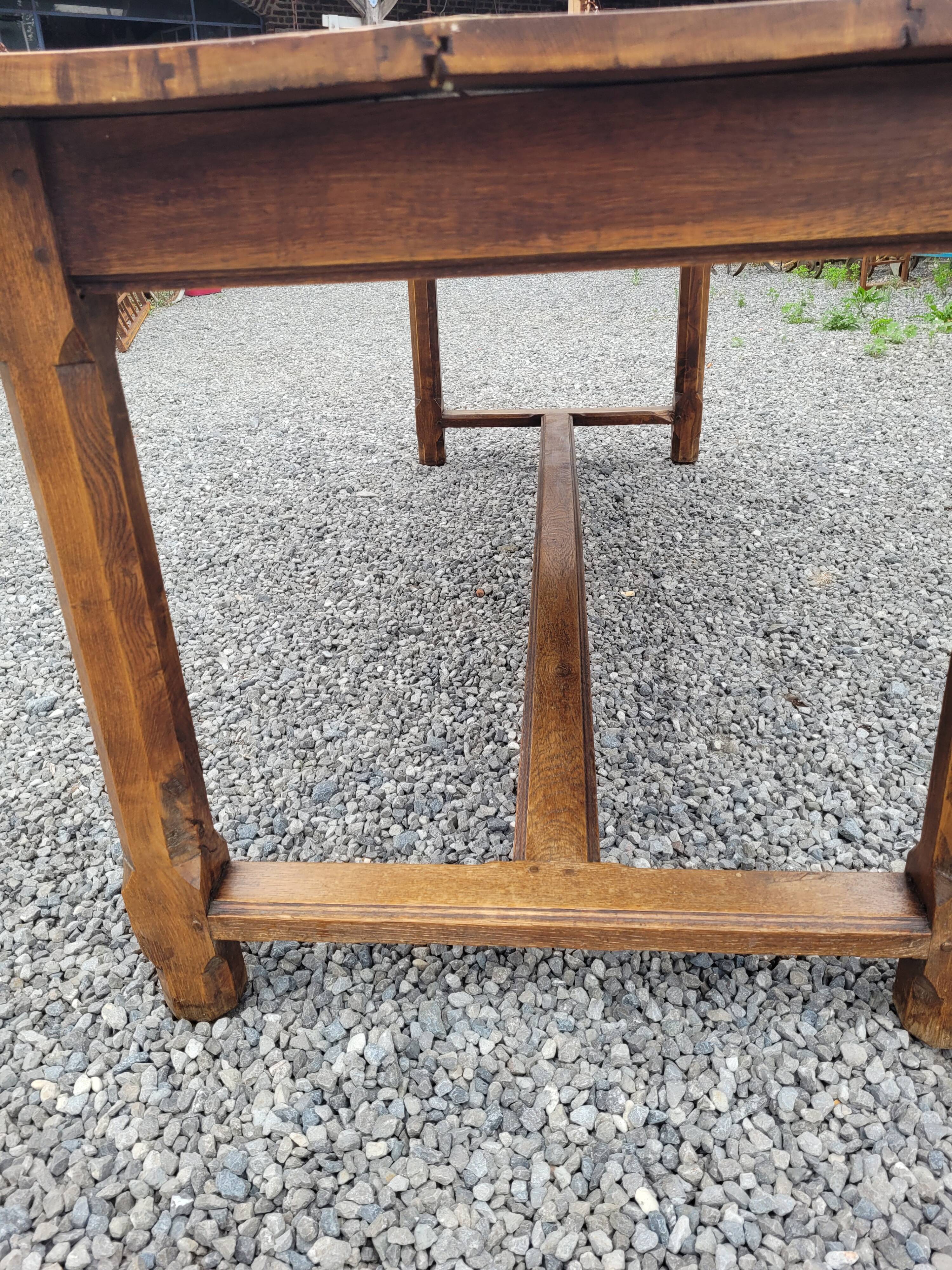 Old farmhouse table in solid oak 200×80cms