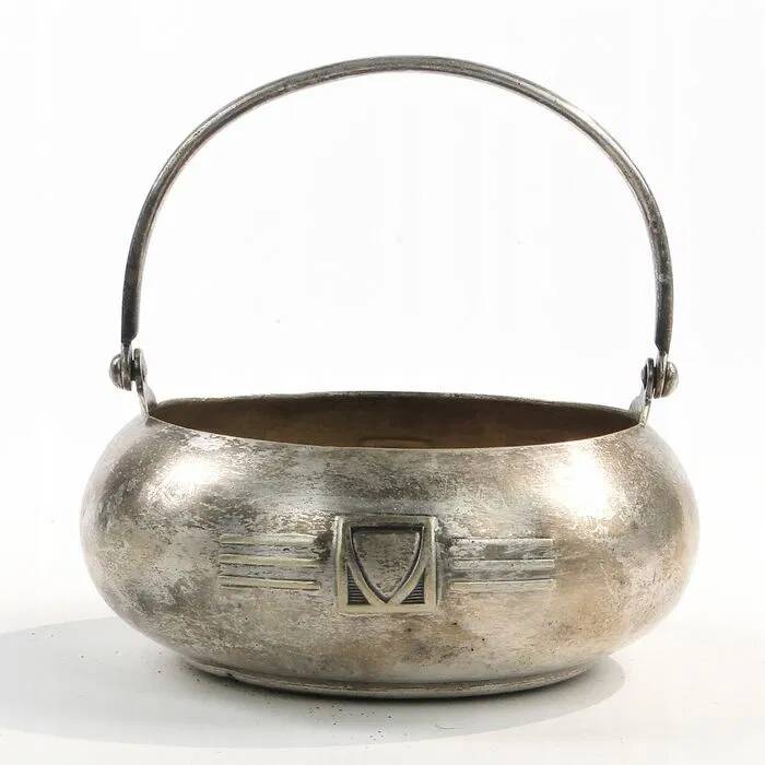 R8H Br. Henneberg - sugar bowl in Art Nouveau style