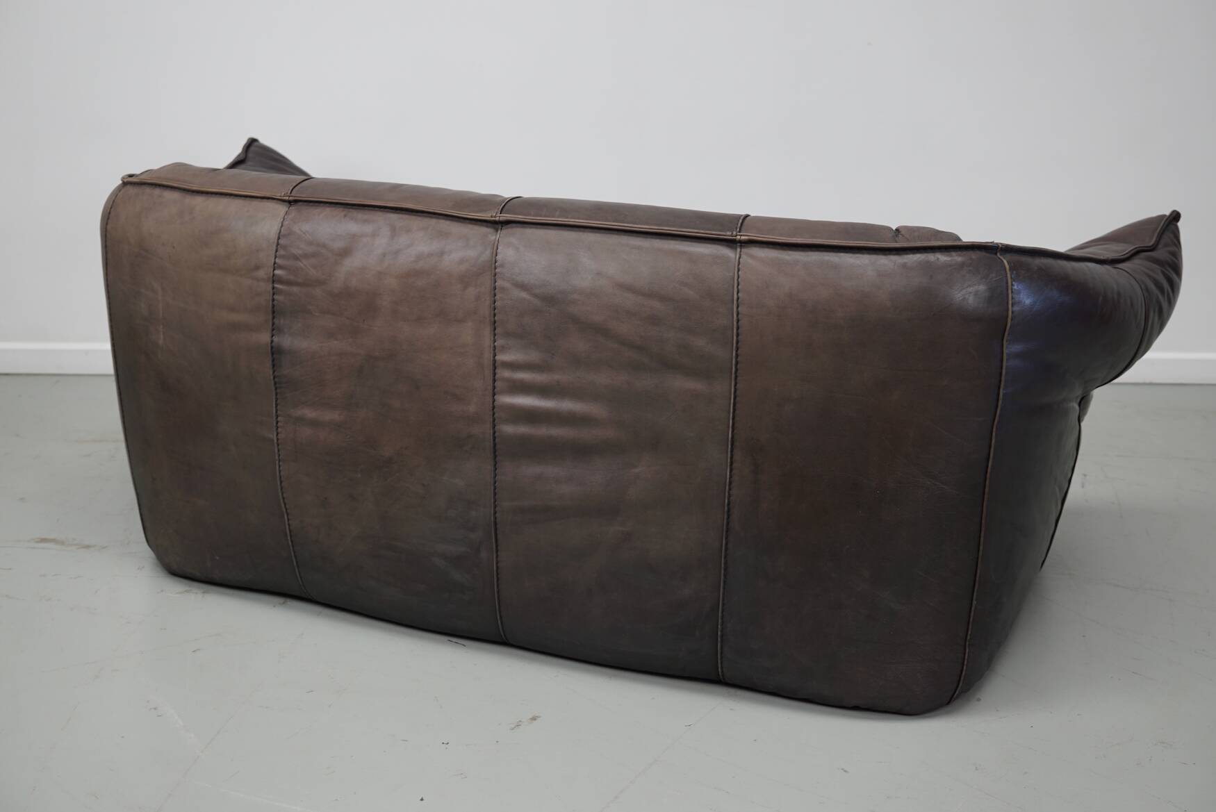 Brown Leather Andes Sofa by Gerard van den Berg for Montis, 1970s