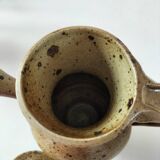 Pyrite stoneware ewer, potter's work, sculptural piece