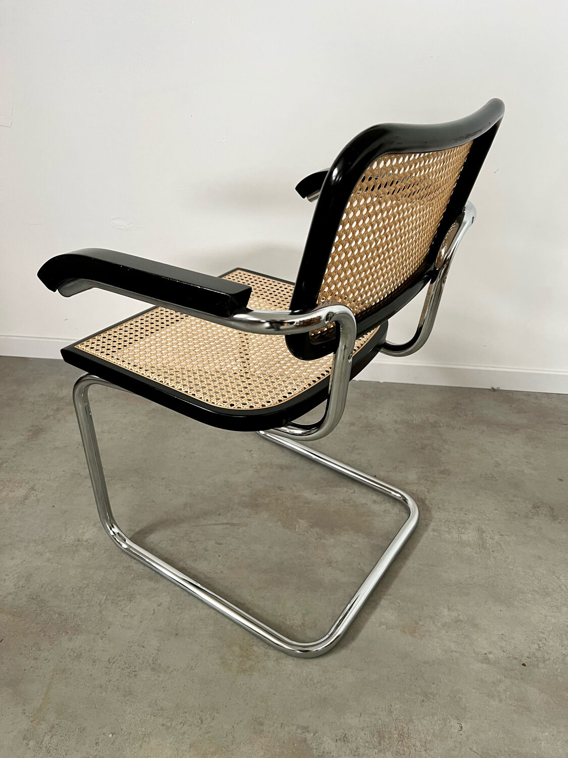 Old armchair Cesca B64 design Marcel Breuer 1970 Made in Italy