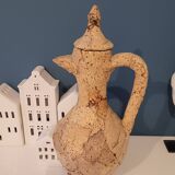Terracotta and cork pitcher carafe