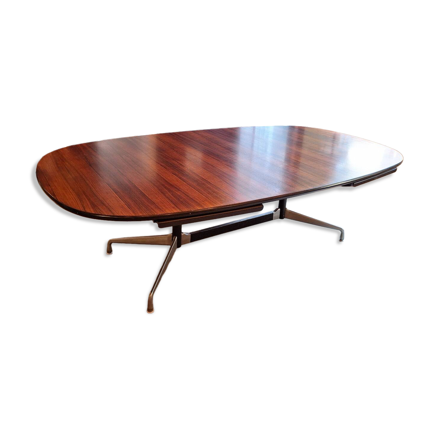 Table (desk) segment in Rosewood by Charles and Ray Eames