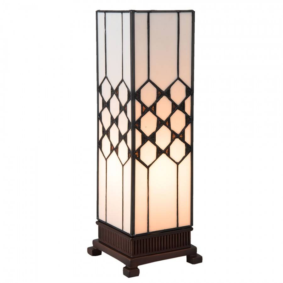 Square Tiffany lamp