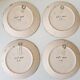 Set of 4 prehistoric rock plates Vallauris Vintage Diameter 20.