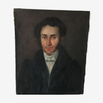 Portrait homme XIXème
