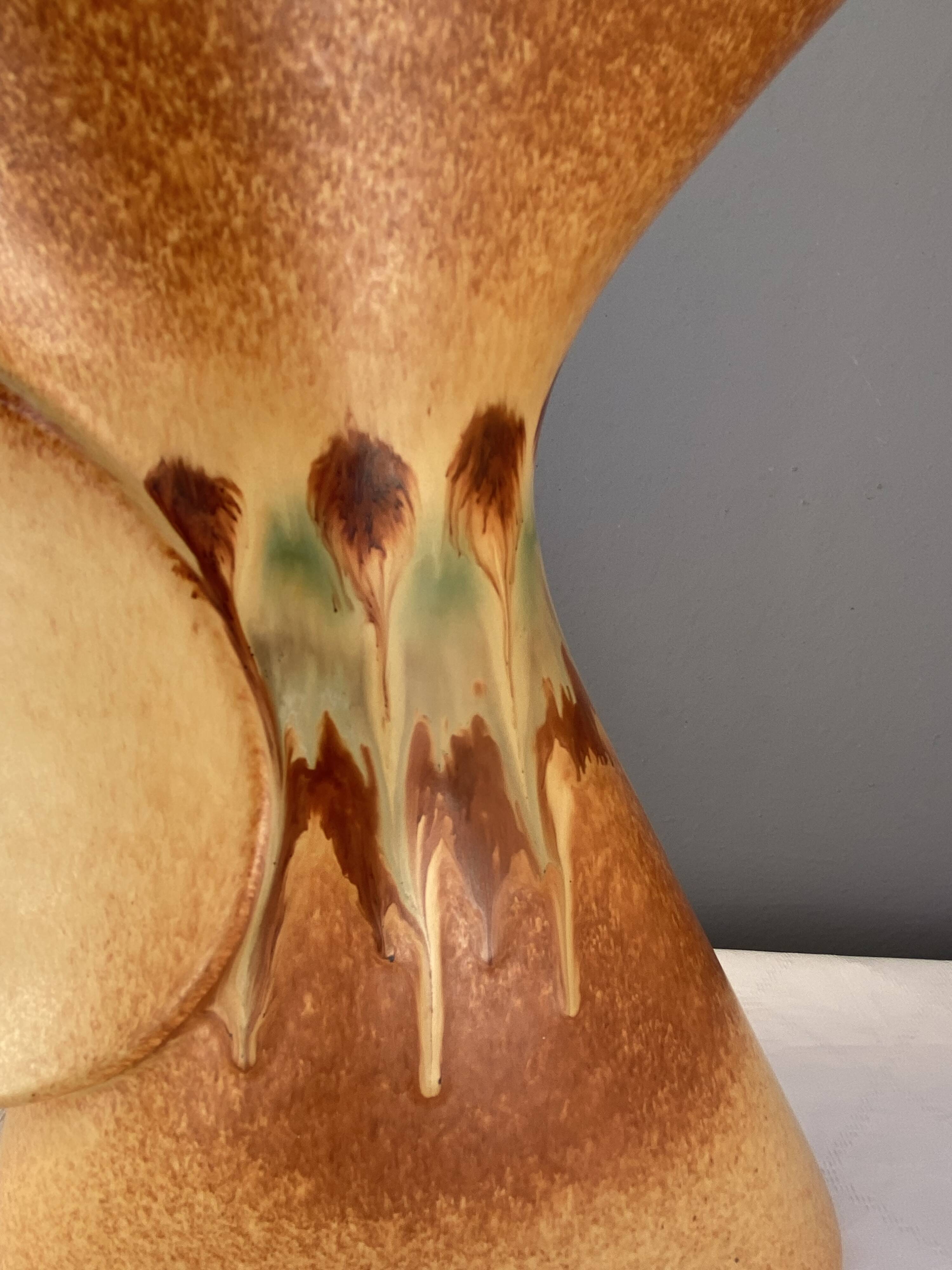 Bertoncello ceramic vase, Italy, 1960s