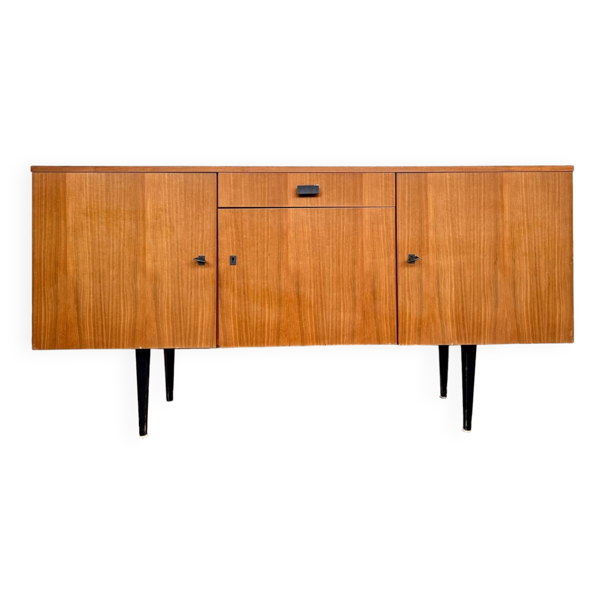 Vintage Scandinavian sideboard with gray legs