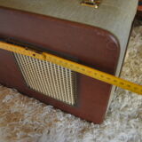 Suitcase turntable record 50s