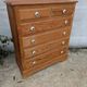 English commode with white handles