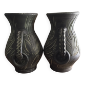 Paire de grands vases de sol Mid-Century – Céramique La Bisbal, Figueras