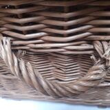 Wicker trunk L75xH53xD48 vintage