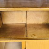 Mid-Century Vintage Storage Cabinet on Metal Legs