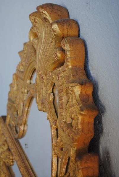 Ice barrier-close Regency gilded wooden