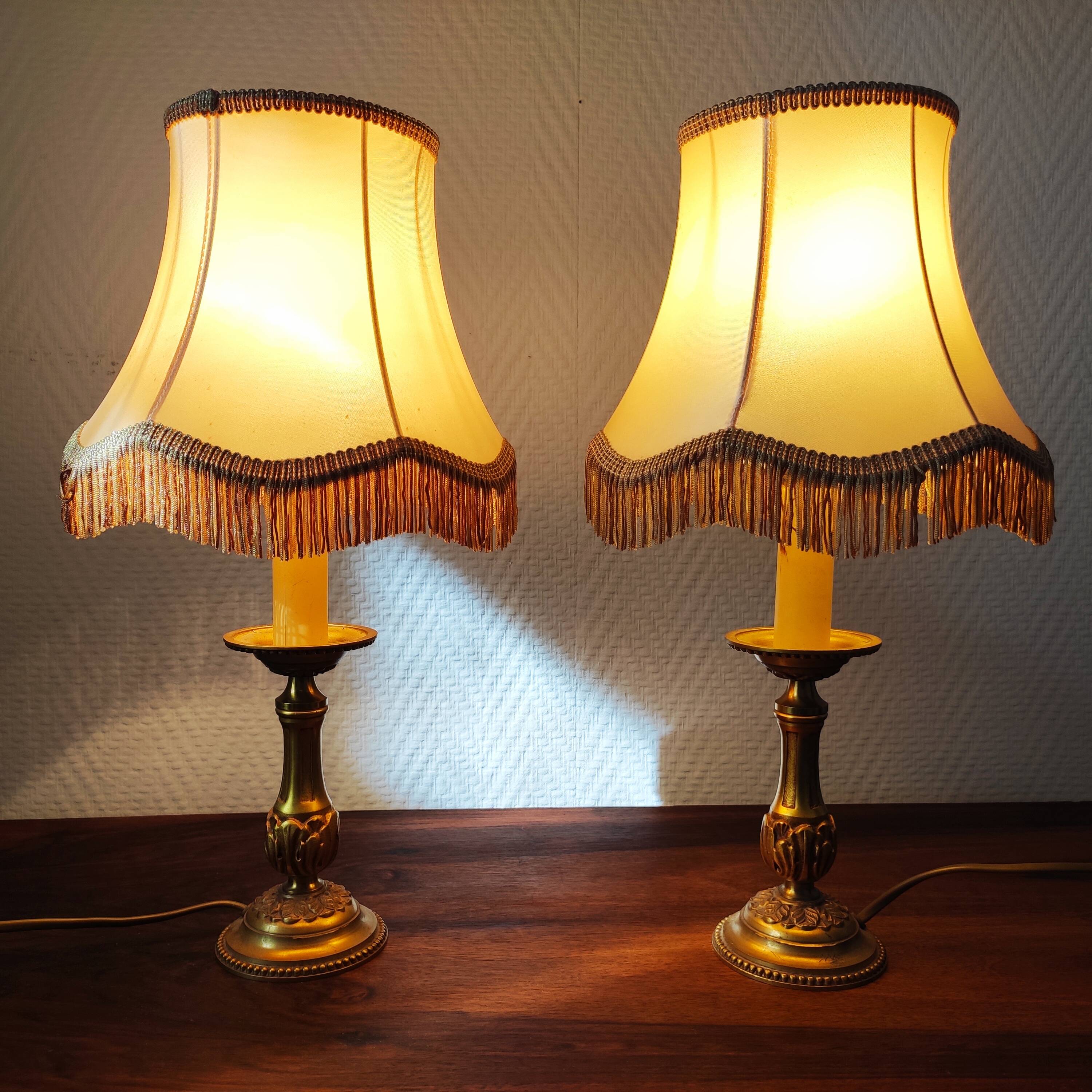 Pair of vintage lamps