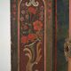 Painted folk art wardrobe, Central Europe, dated 1814.