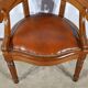 Mahogany Office Armchair, Louis Philippe Period – Mid-19th Century