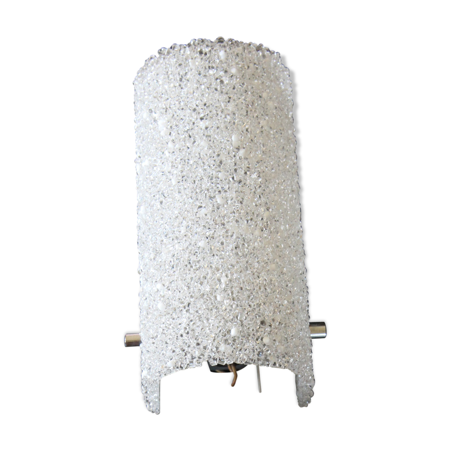 Vintage wall sconce in perspex from the 60s