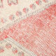 Red and beige wool turkish rug 198x112cm