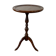 Table d'appoint ronde vintage en bois / guéridon / support