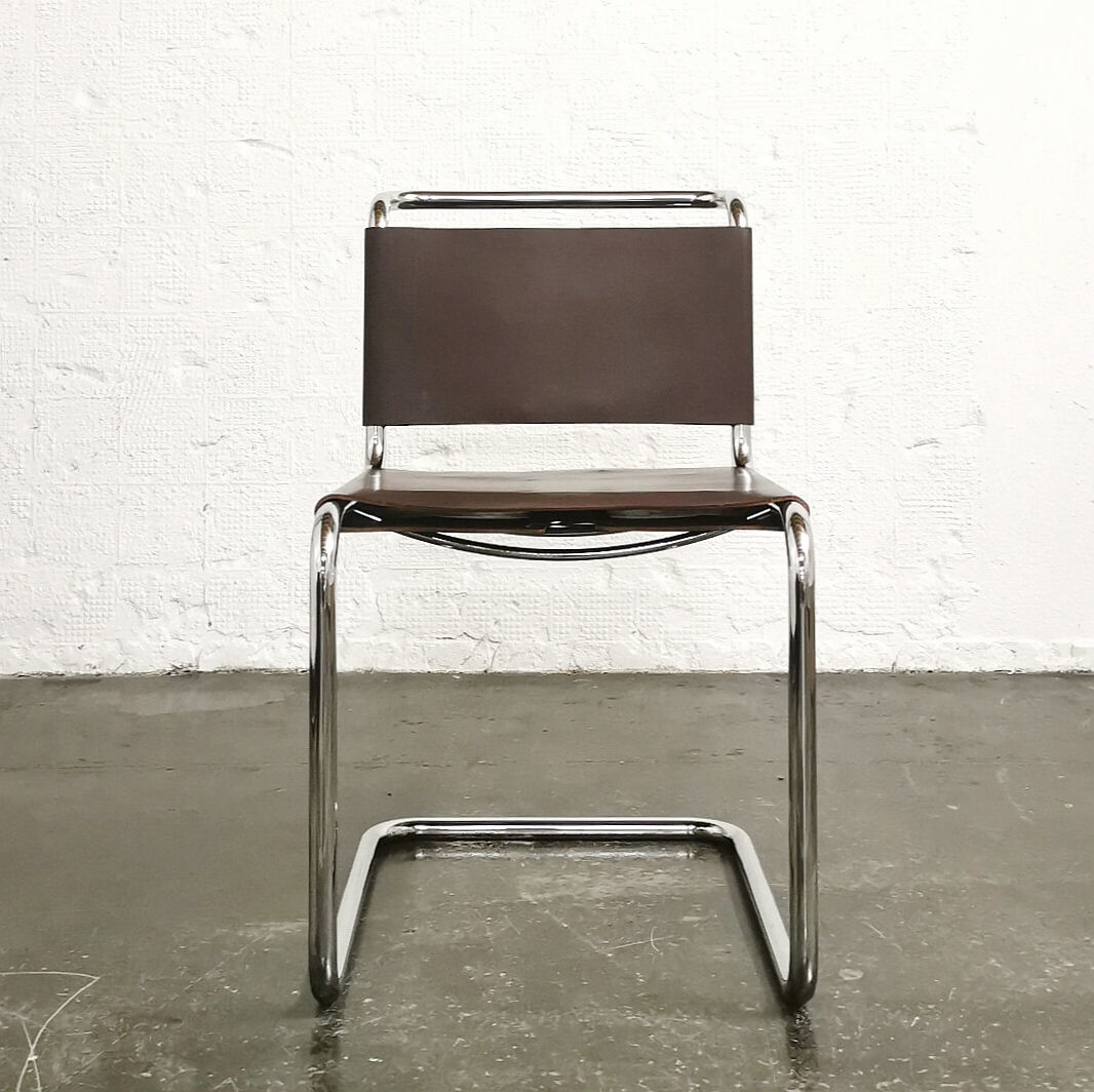 Chaise B33 de Marcel Breuer, édition Gavina, 1970