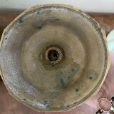 Antique brass candle holder
