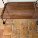 Folding rolling table