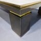 Table basse belgo chrom dewulf travertin
