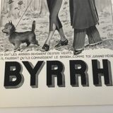 Authentic advertising posters byrrh laminated early 19th