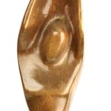 Pair of Large Vintage Teak Sculptures, 1950s