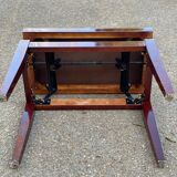 Mahogany caned piano stool