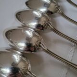 6 large table spoons in Boulenger silver metal