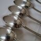 6 large table spoons in Boulenger silver metal