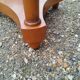 Guéridon, table d'appoint style Empire en bois et marbre