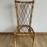 Chaise rotin