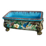 Théodore Deck 19th century glazed earthenware planter