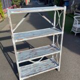 Rattan shelf