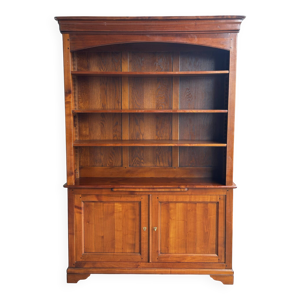 Bibliothèque merisier - massif
