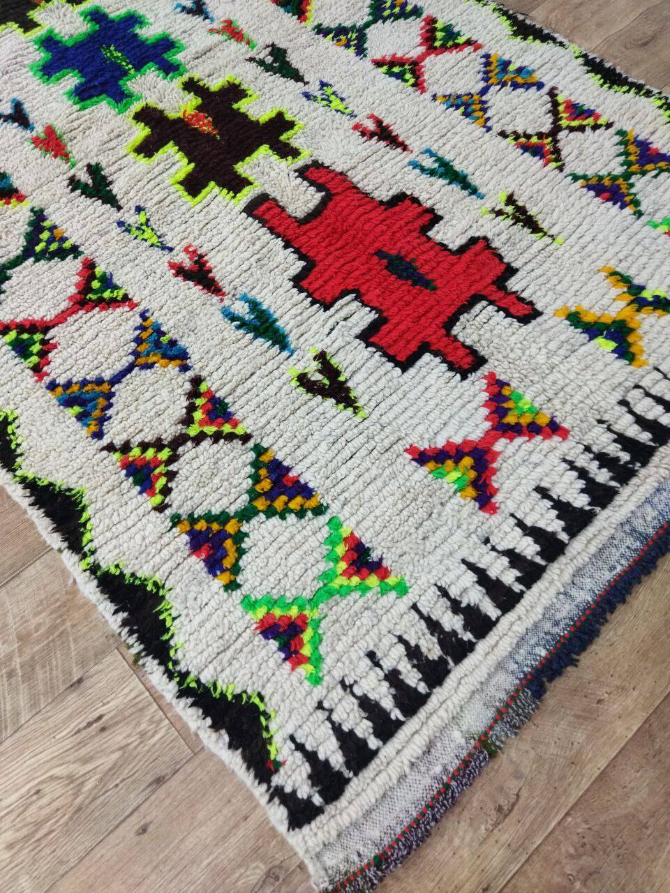Handcrafted Moroccan Berber Rug 233 X 136 CM