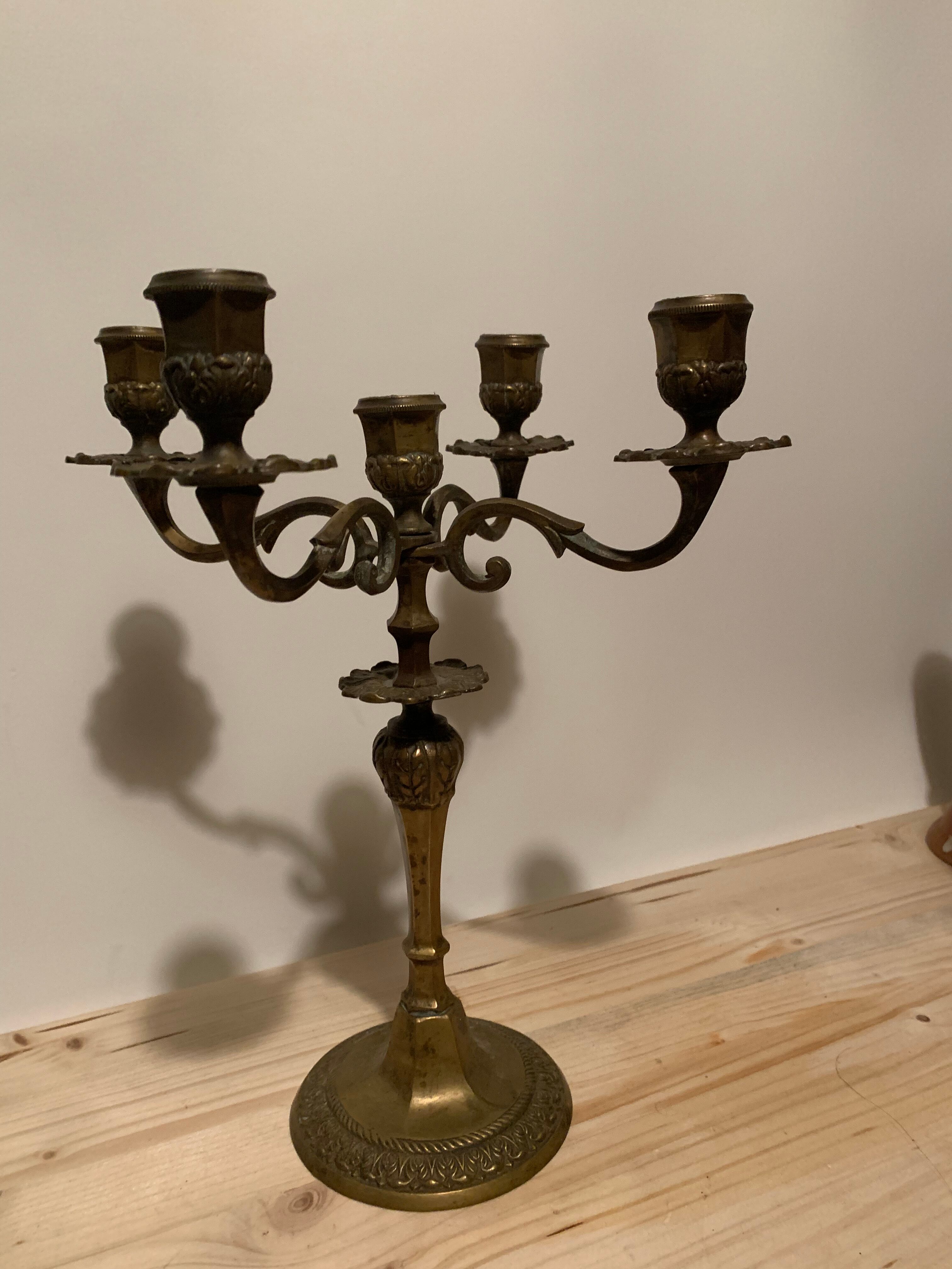 Bronze chandelier
