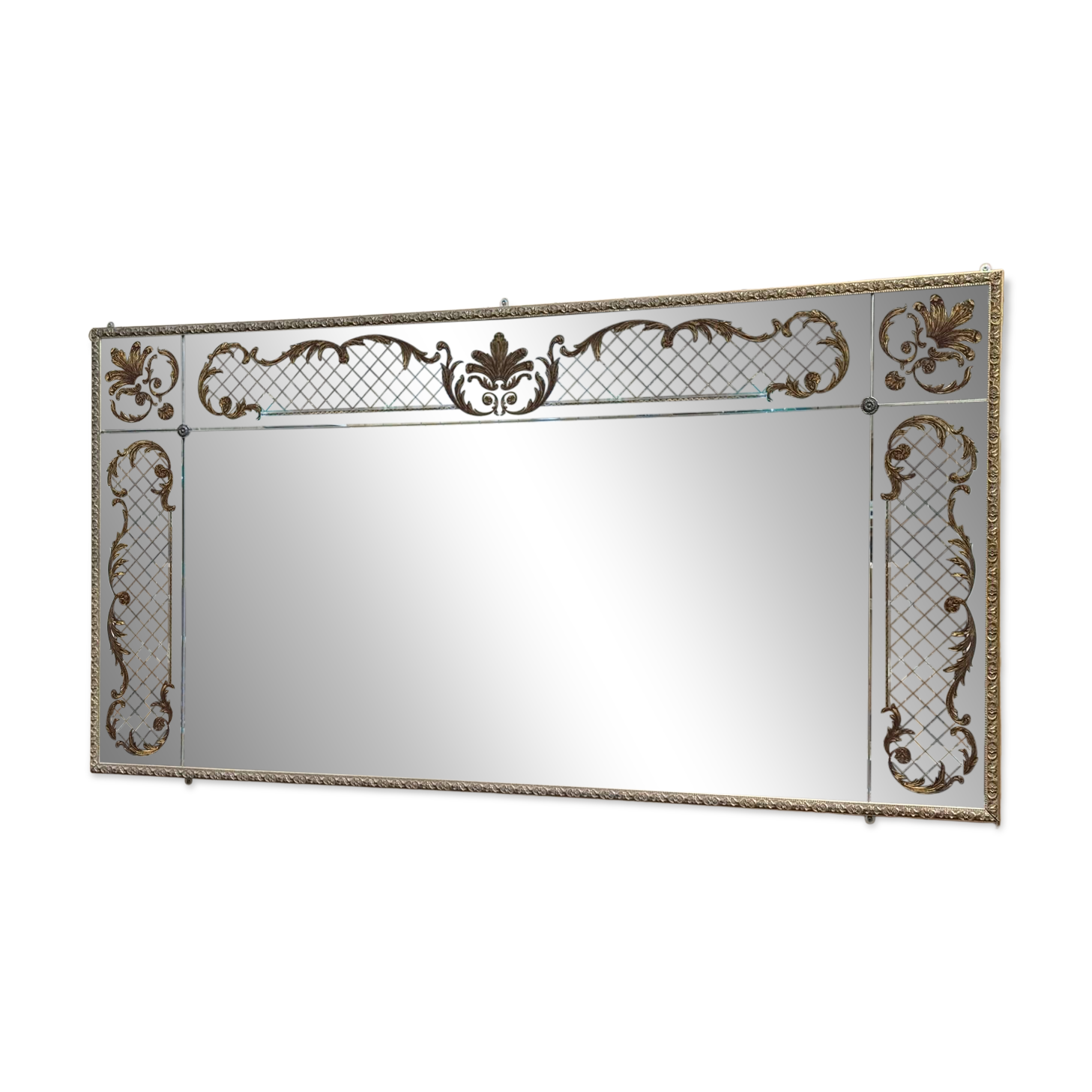 Large bistro mirror from the 1970s