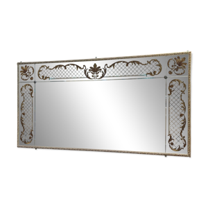 Grand miroir de bistrot